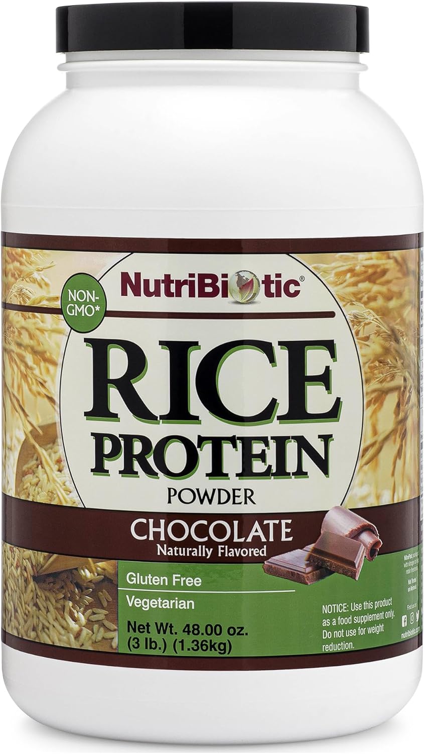 NutriBiotic Chocolate Rice Protein: Low Carb, Keto-Friendly Powder