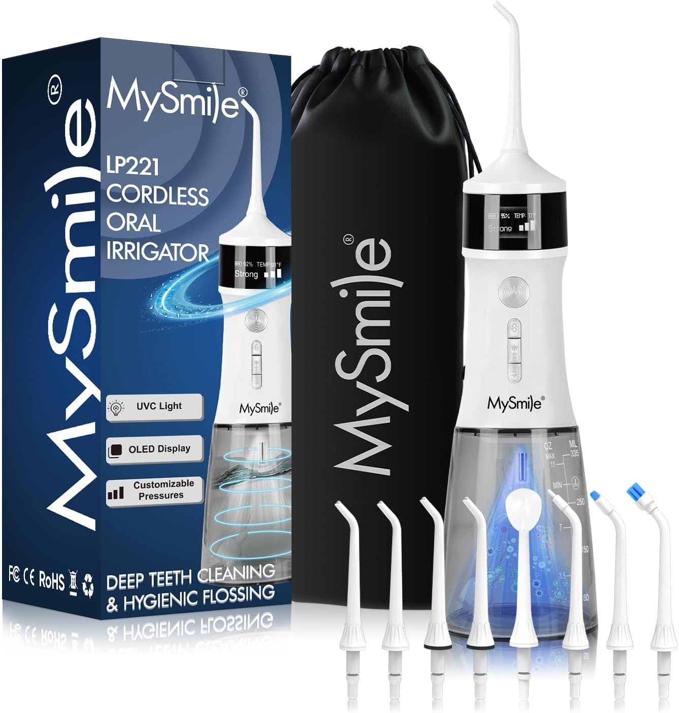 MySmile LP221 UVC Sterilizable Cordless Water Flosser Review