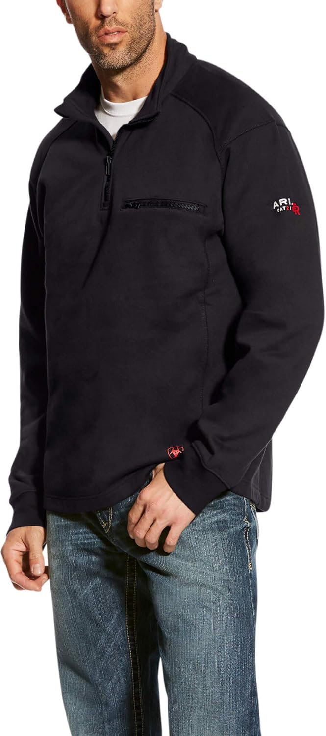 ARIAT FR Rev 1/4 Zip Top: Flame-Resistant Protection