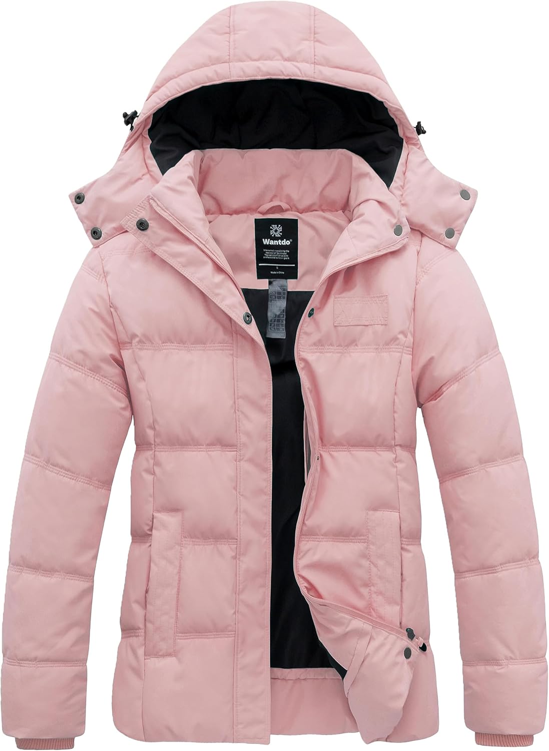 Wantdo Women's Hooded Warm Winter Coat for Cold Weather