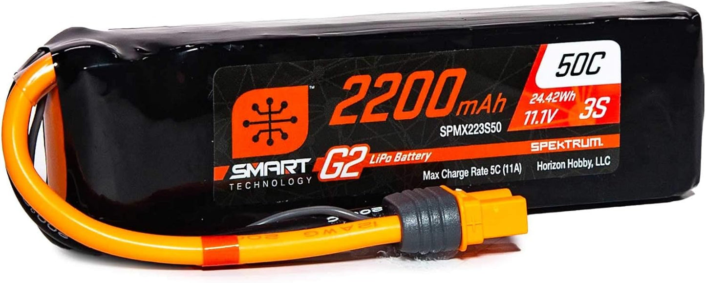 Spektrum 11.1V 2200mAh 3S 50C Smart LiPo G2 Battery Review