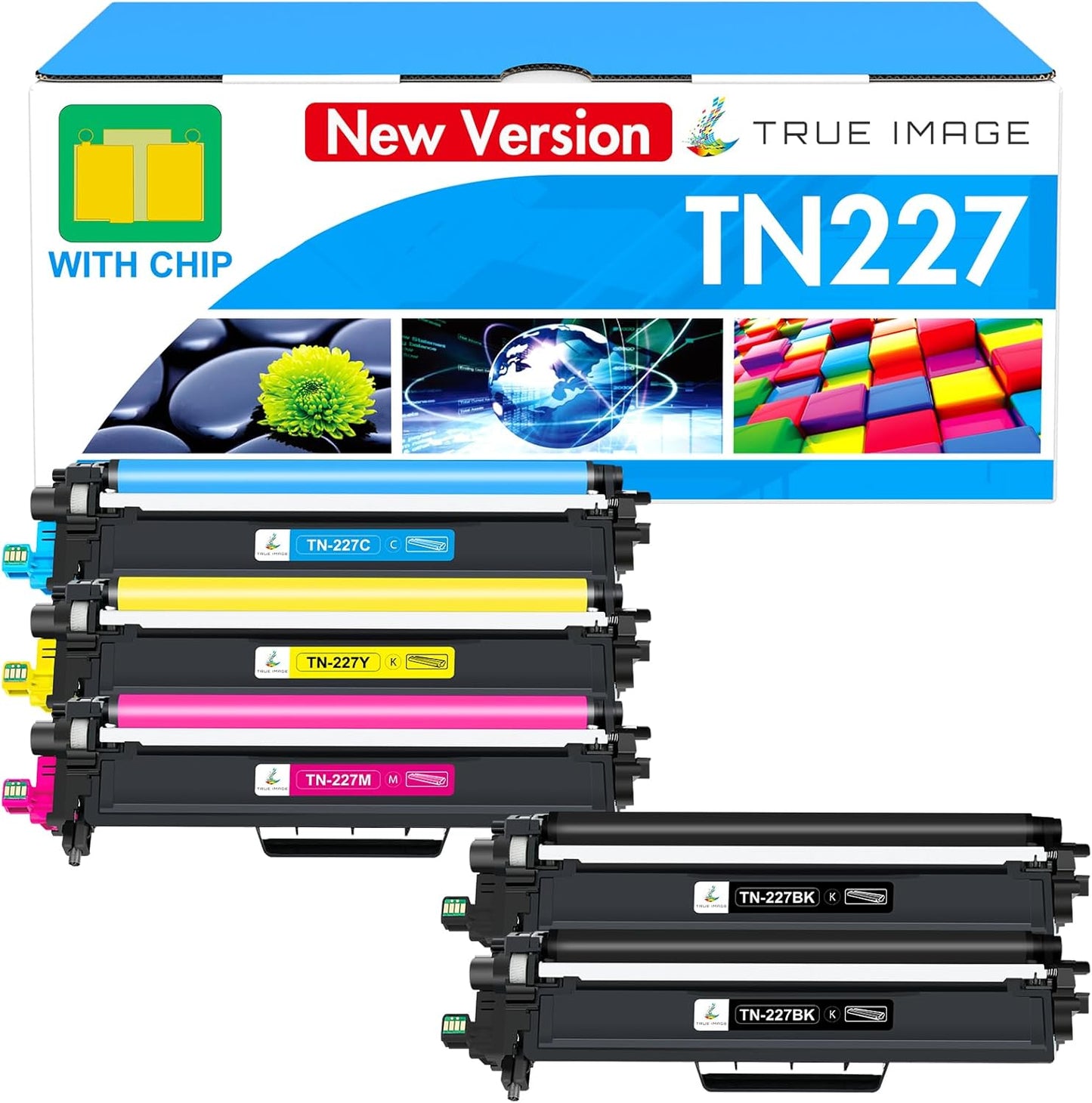 TN227 High Yield Toner Cartridge Compatible for Brother Printers