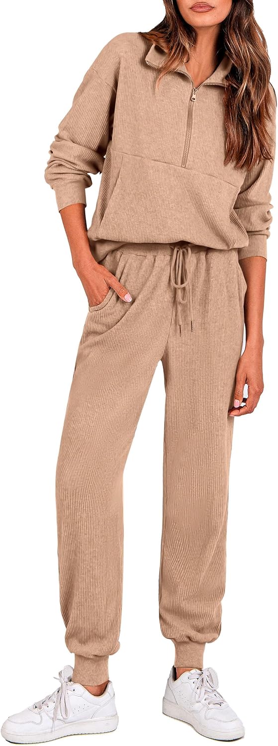PRETTYGARDEN Women's Fall 2 Piece Lounge Sets for Cozy Style