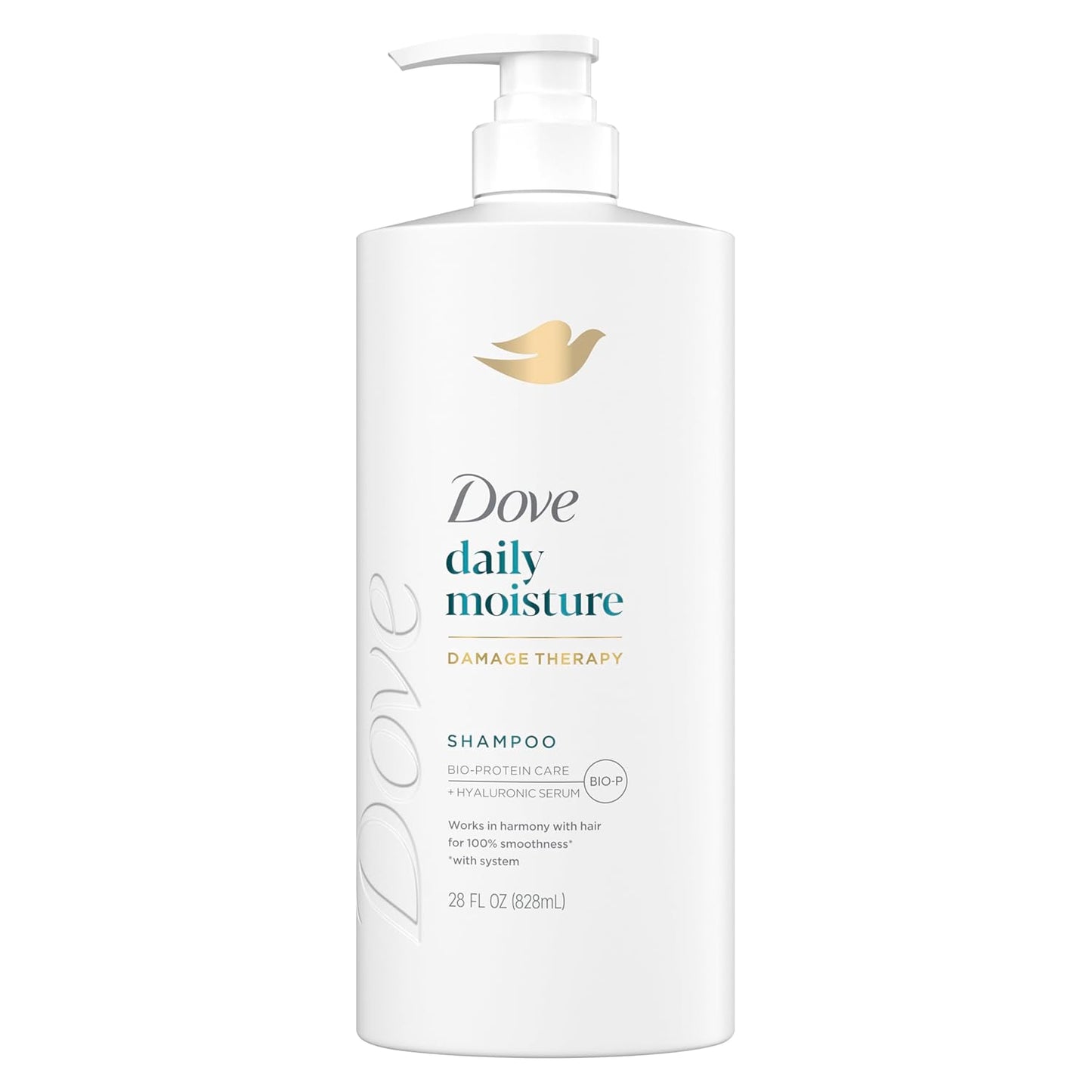 Dove Daily Moisture Shampoo for Dry Hair - Hydrating Bio-Protein Technology