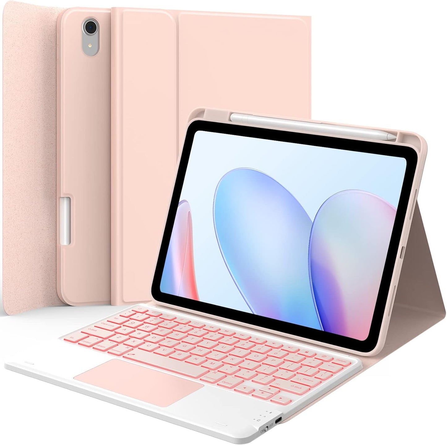 GreenLaw iPad 11th Gen Keyboard Case with Touchpad and Backlit