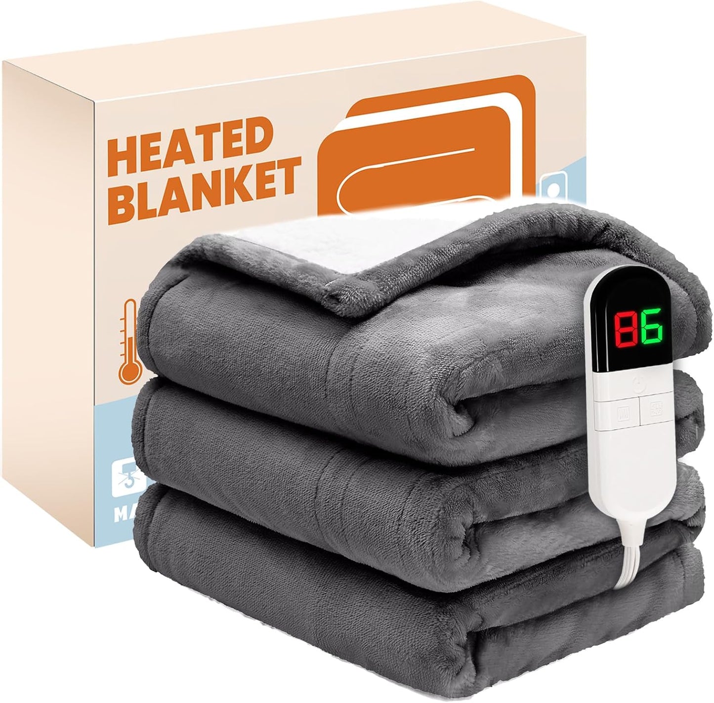 Electric Heated Blanket for Cozy Warmth and Comfort