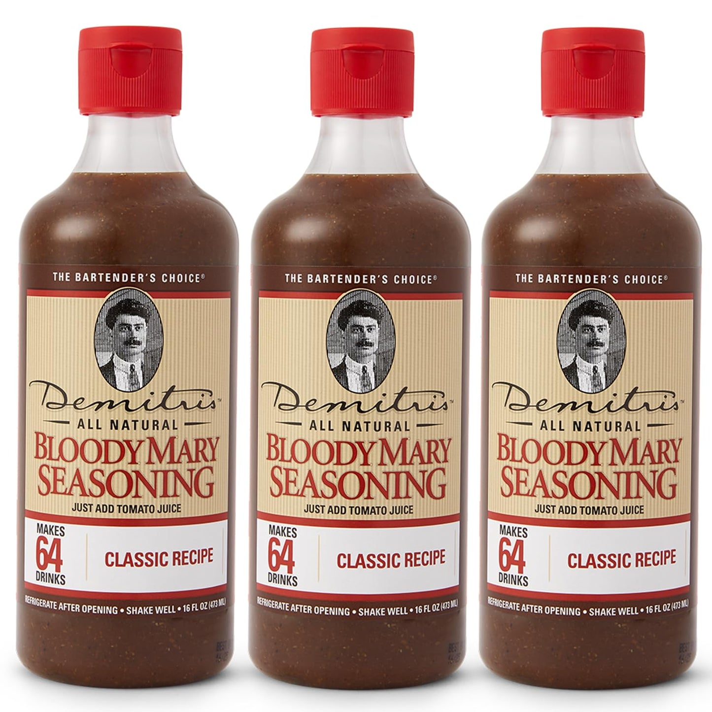 Demitri's Bloody Mary Seasoning Classic Recipe for Perfect Cocktails