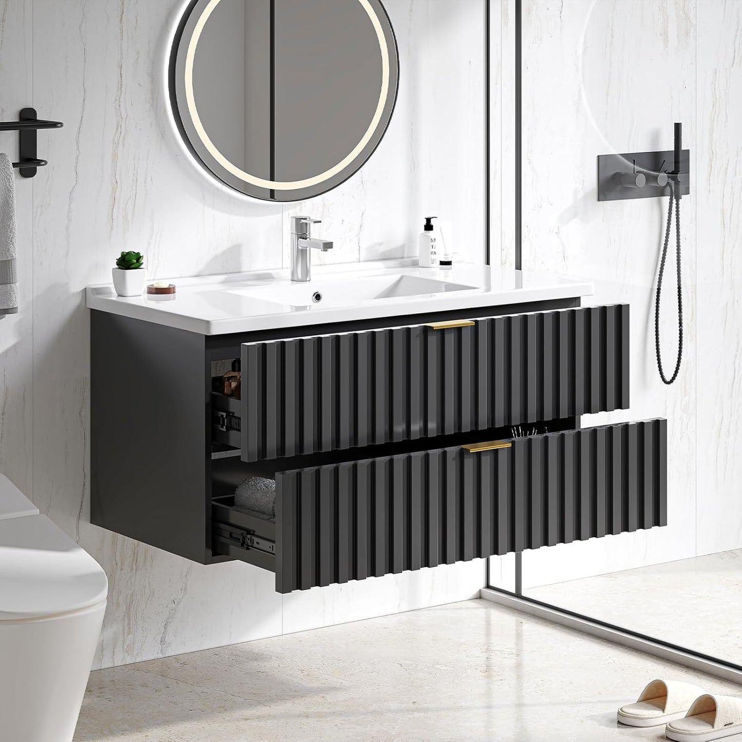 36 Inch Bathroom Vanity with Sink Combo for Modern Spaces