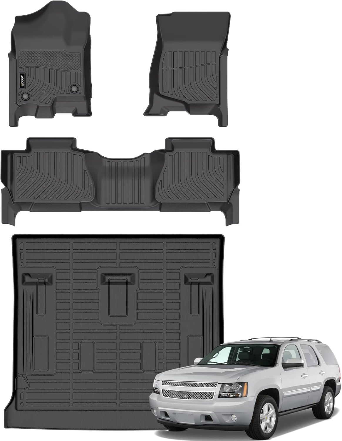 Custom All Weather Floor Mats for Chevy Tahoe and GMC Yukon