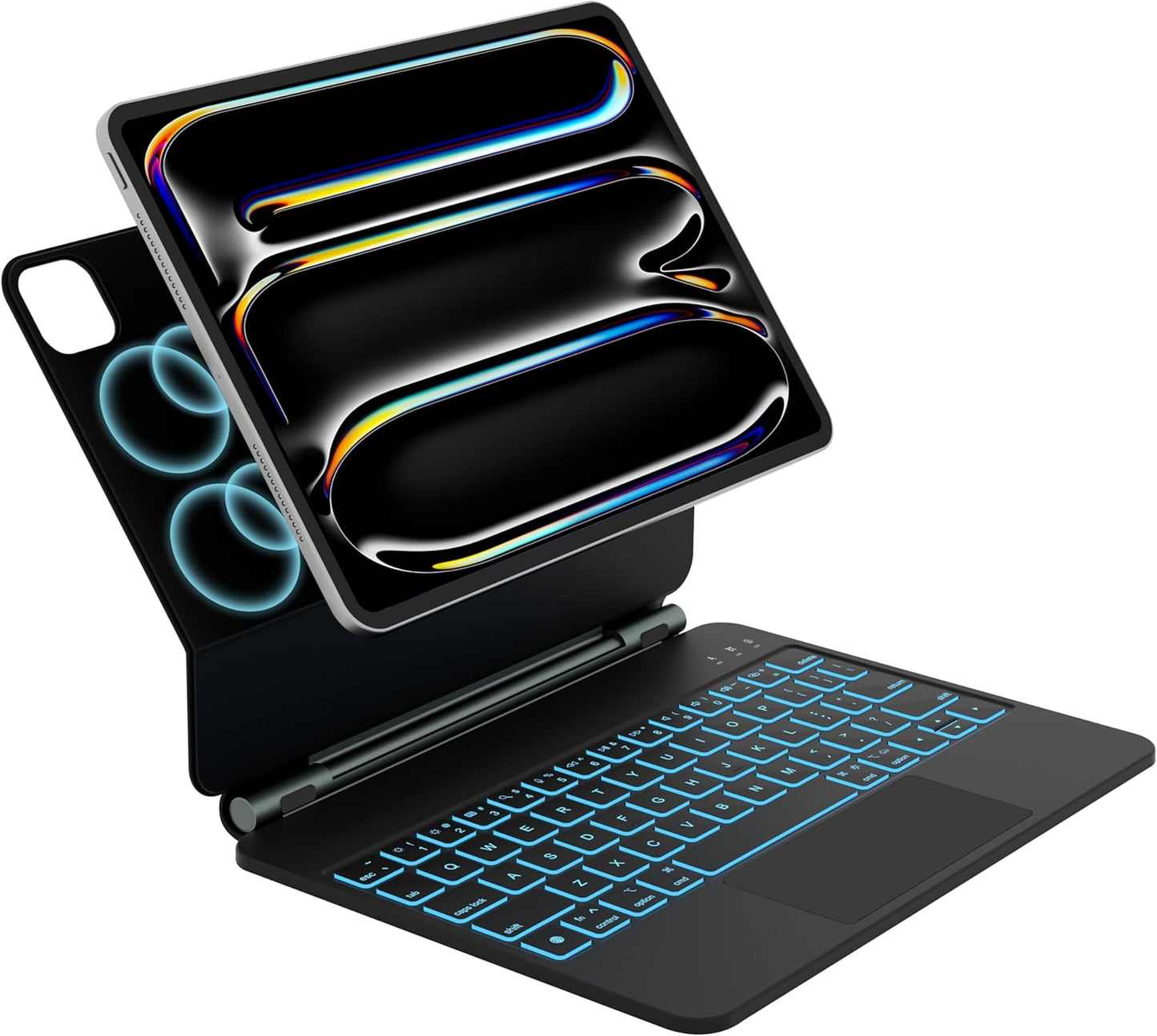 Magic Keyboard for iPad Pro 11 - 7 Color Backlight, Trackpad, Auto Sleep/Wake