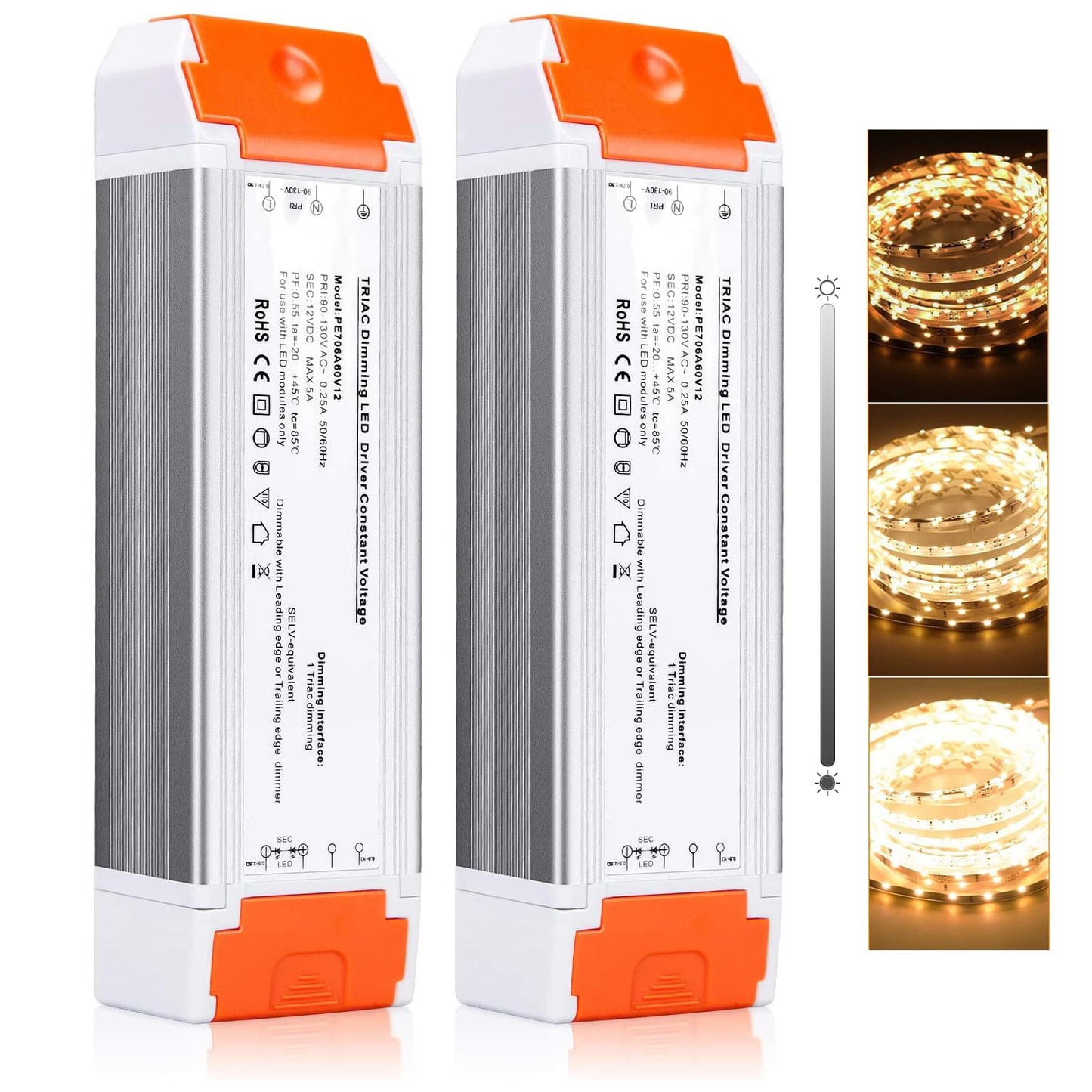 LEDMO LED Driver 60W 12V DC for Dimmable LED Lighting Needs