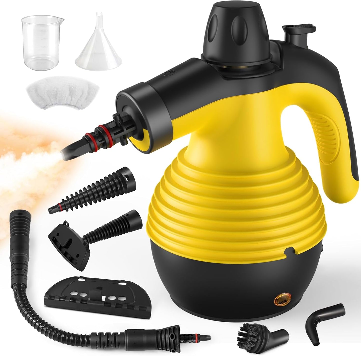 Handheld Pressurized Steam Cleaner for Multi-Surface Cleaning