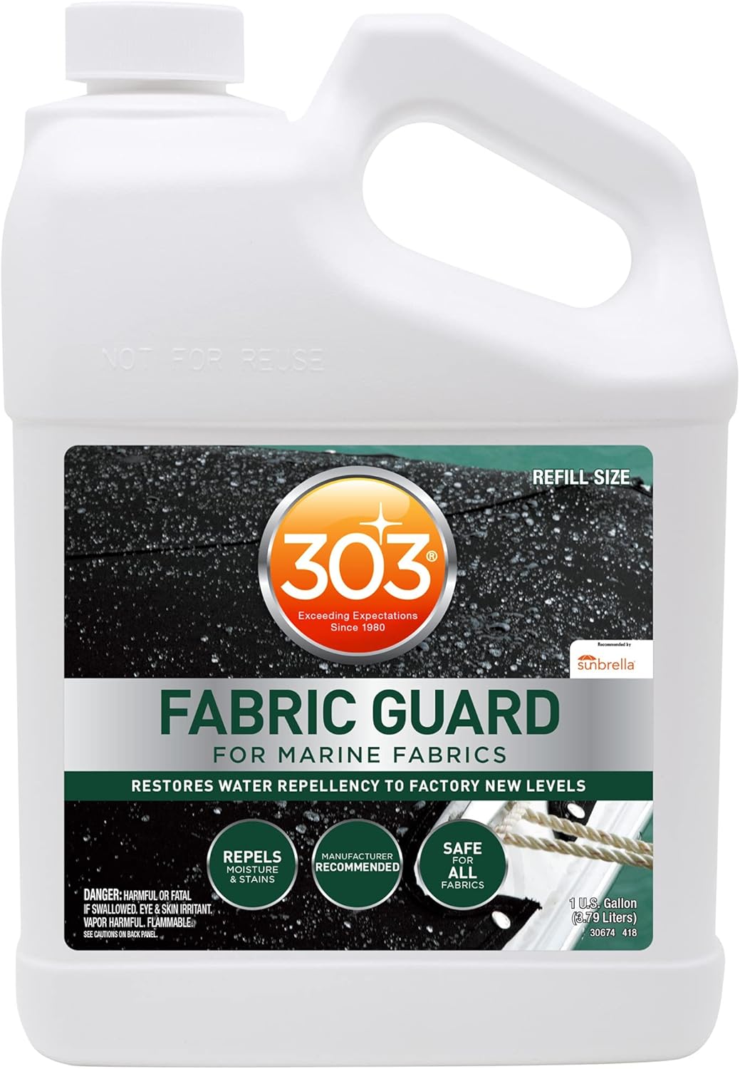 303 Marine Fabric Guard Spray for Ultimate Water Protection