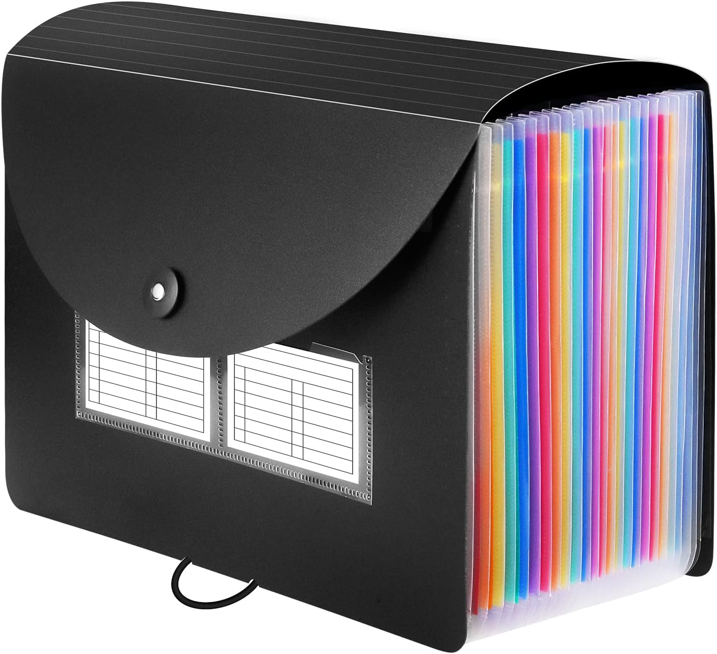 Sooez 24-Pocket Expanding File: Ultimate Desktop Organizer
