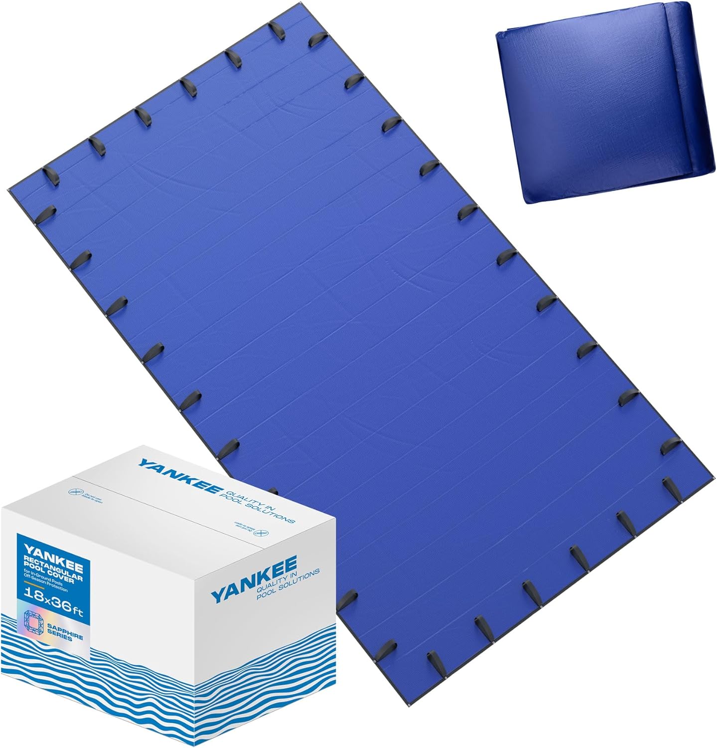 Yankee Pool Cover for 18x36 ft Rectangular Pool: Durable & Thick