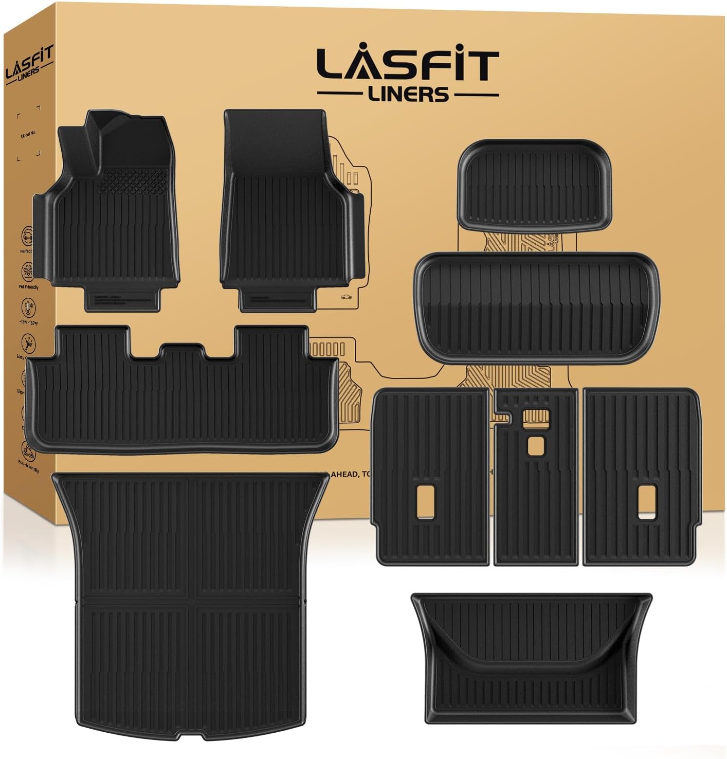 Custom Fit Floor Mats for Tesla Model Y Juniper 2025 2026