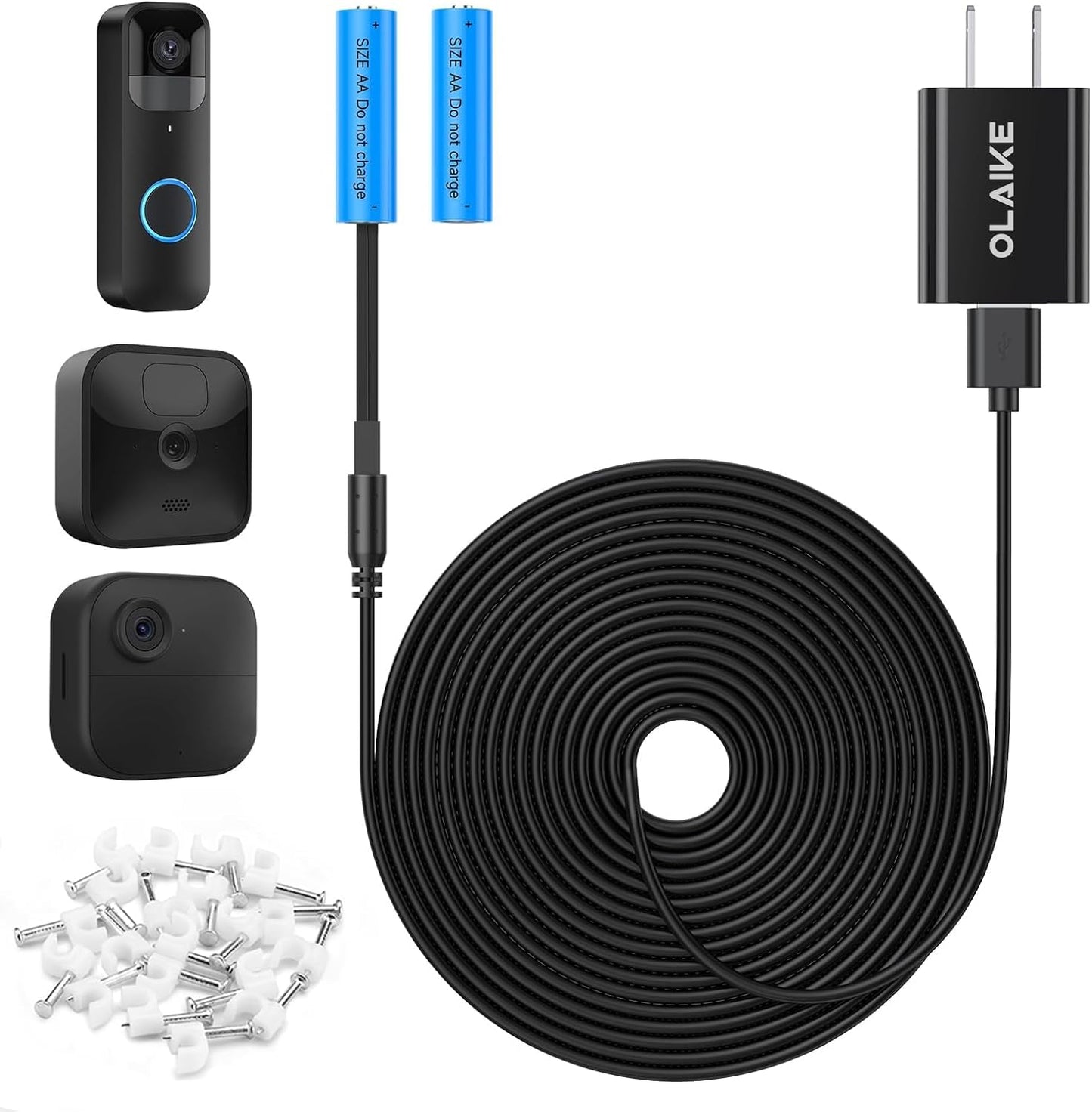 Continuous Power Supply for Blink Cameras by OLAIKE