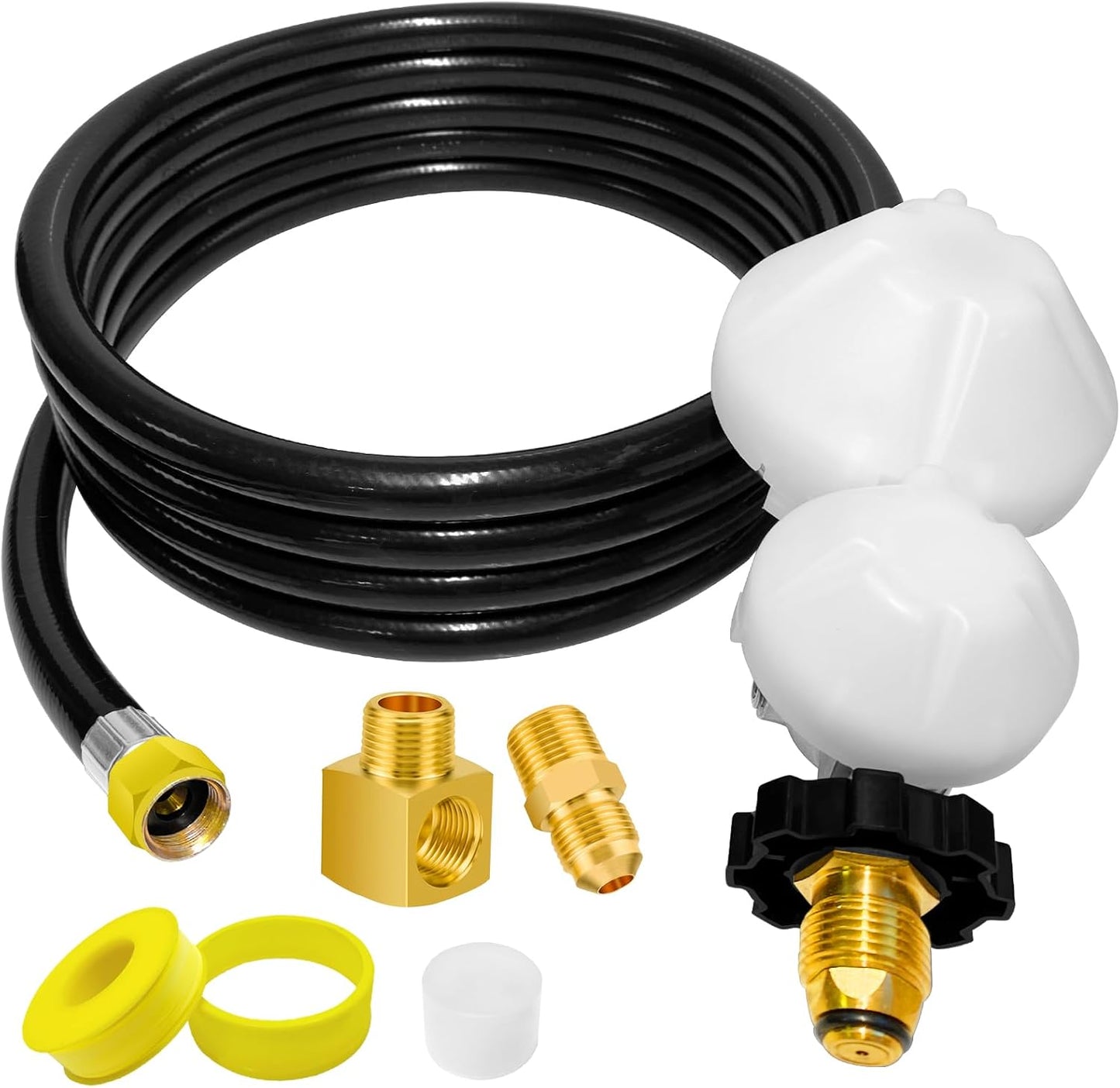 F273684 12FT Propane Hose Assembly with 2-Stage Regulator