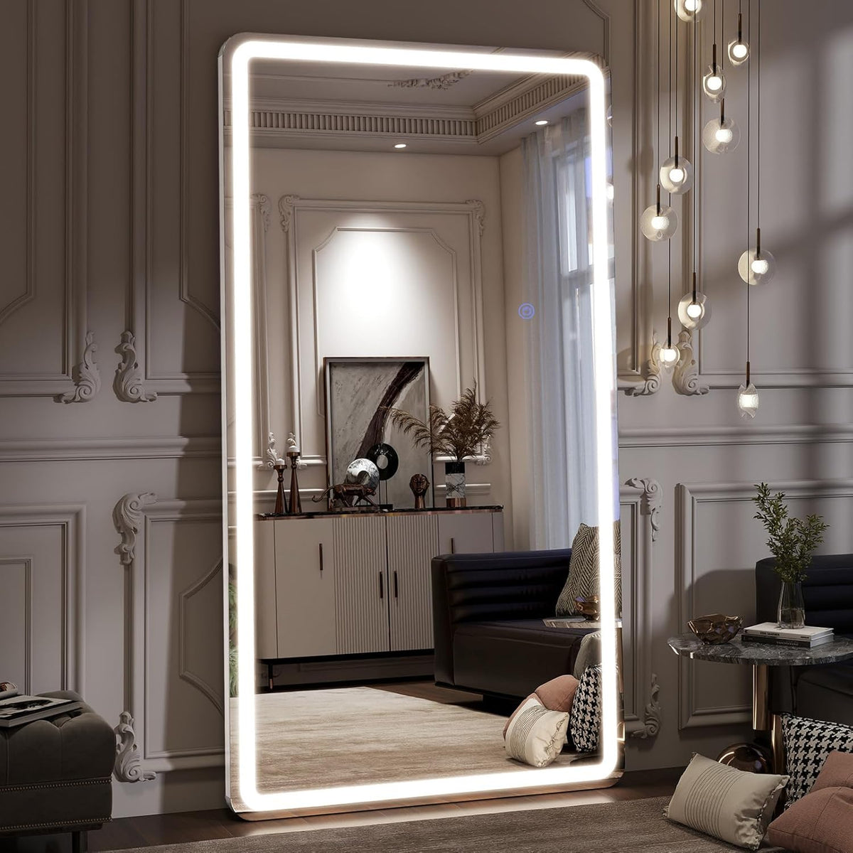 VooBang 76inx34in Large LED Full Length Mirror with Lights