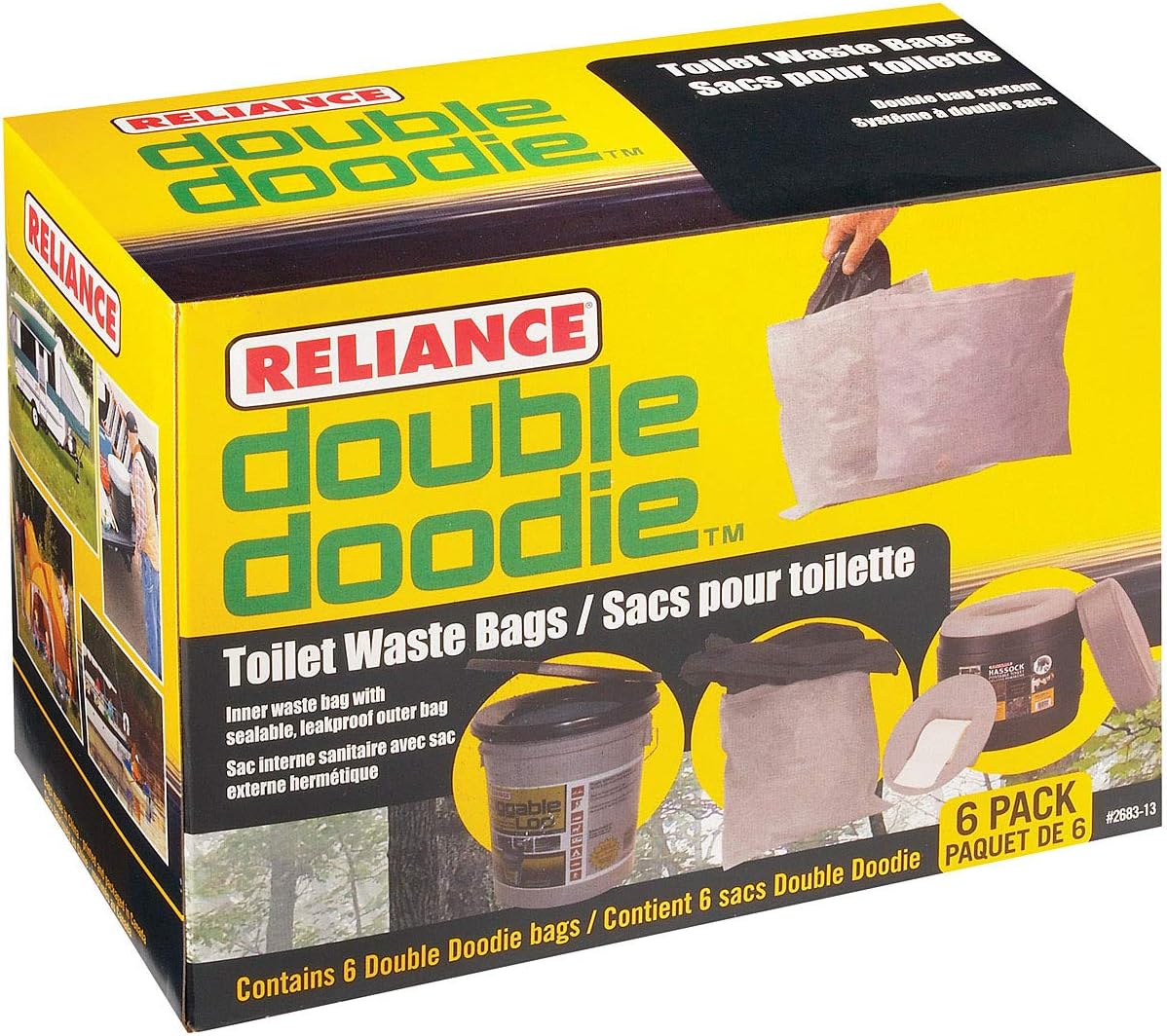 Portable Toilet Waste Bags | Odor-Free Solution