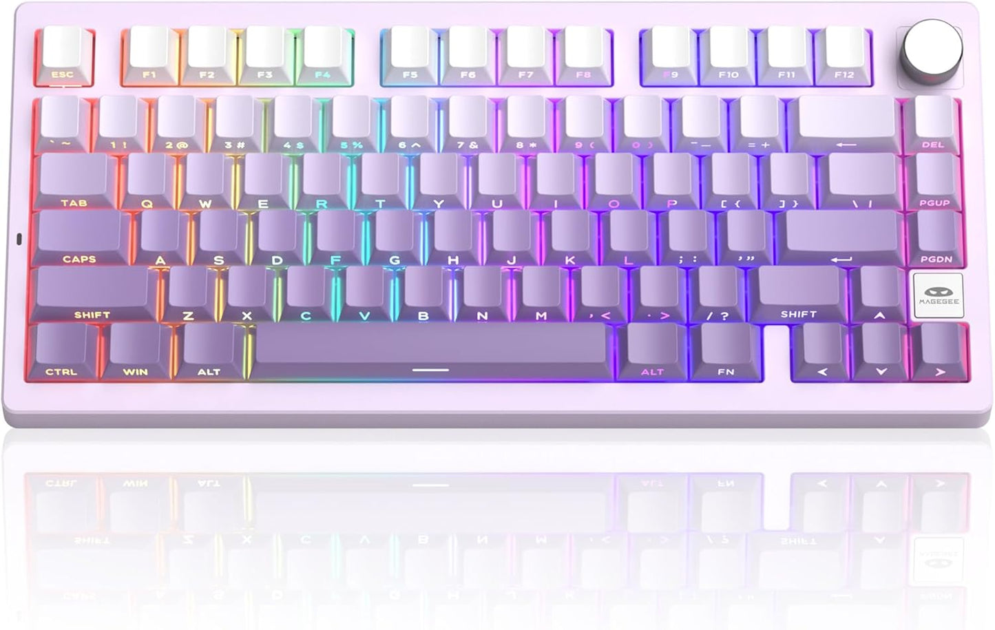 MageGee LIGHT75 Wireless Keyboard: Compact RGB Gaming Experience