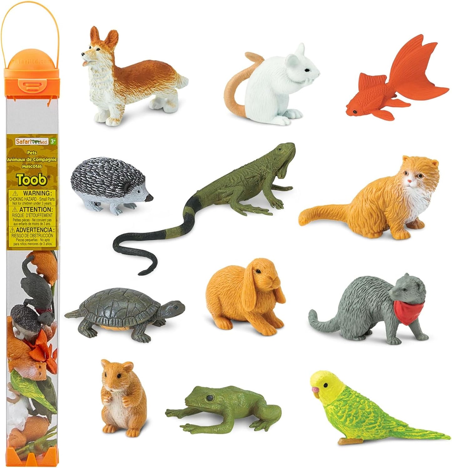 Safari Ltd. Pets TOOB - 12 Household Pets Figurines for Kids 3+