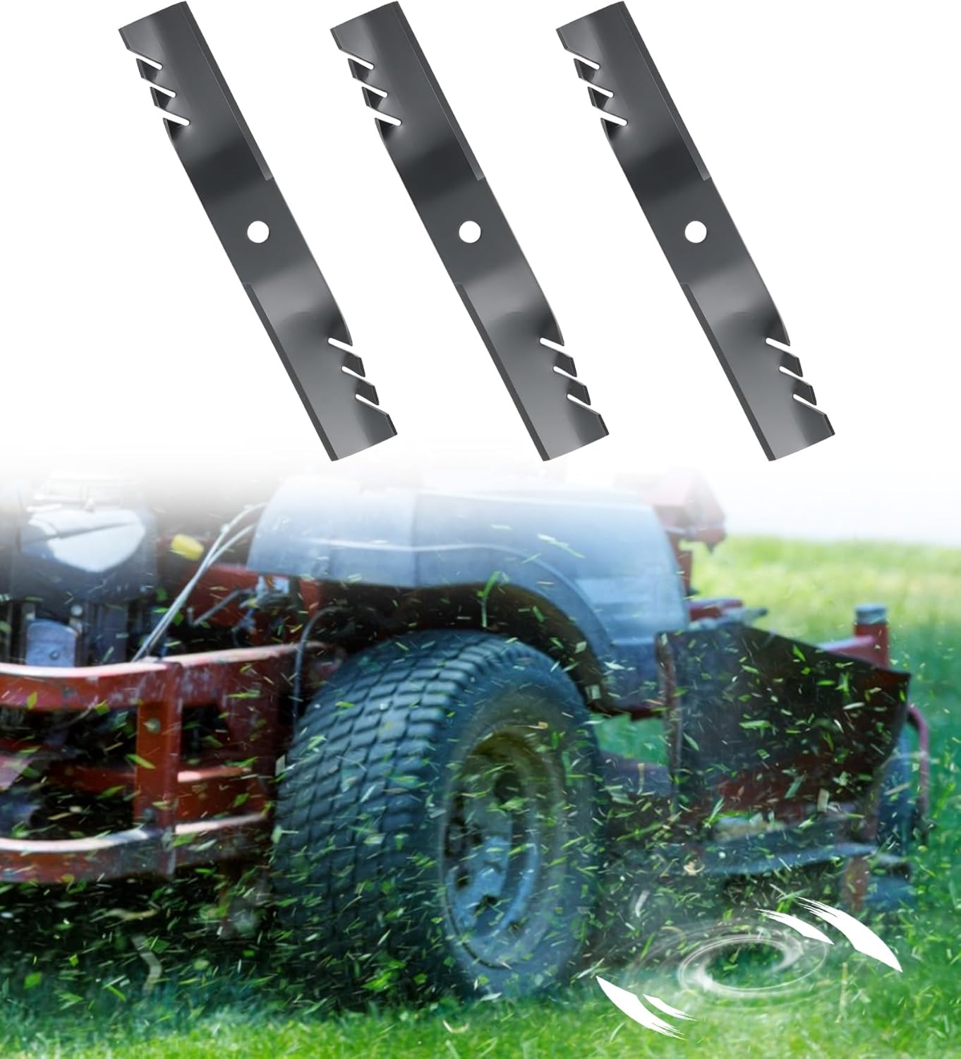 ELITEWILL 3 Mower Blade Set for 54 in John Deere Mowers