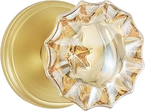 Elegant Crystal Door Knobs for Interior Doors by SHINY HANDLES