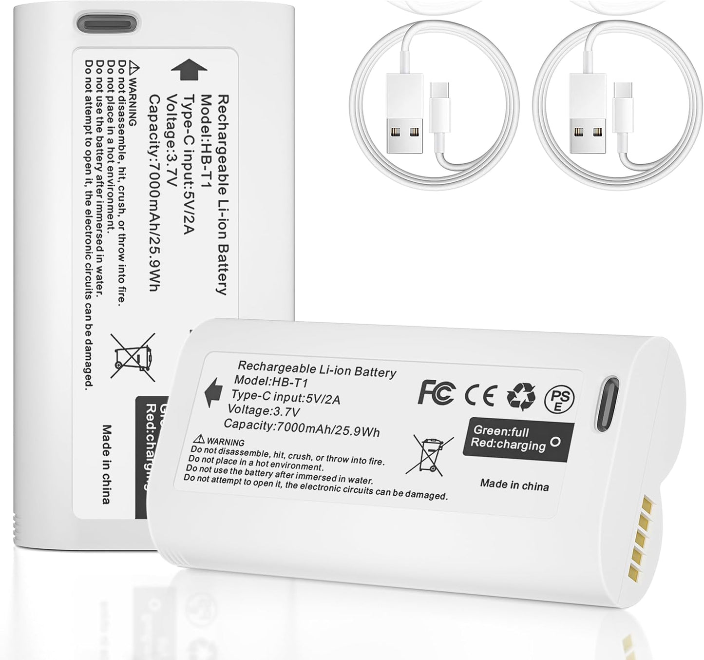 Long-lasting Power: 2 Pk Battery Replacements for WYZE Cams