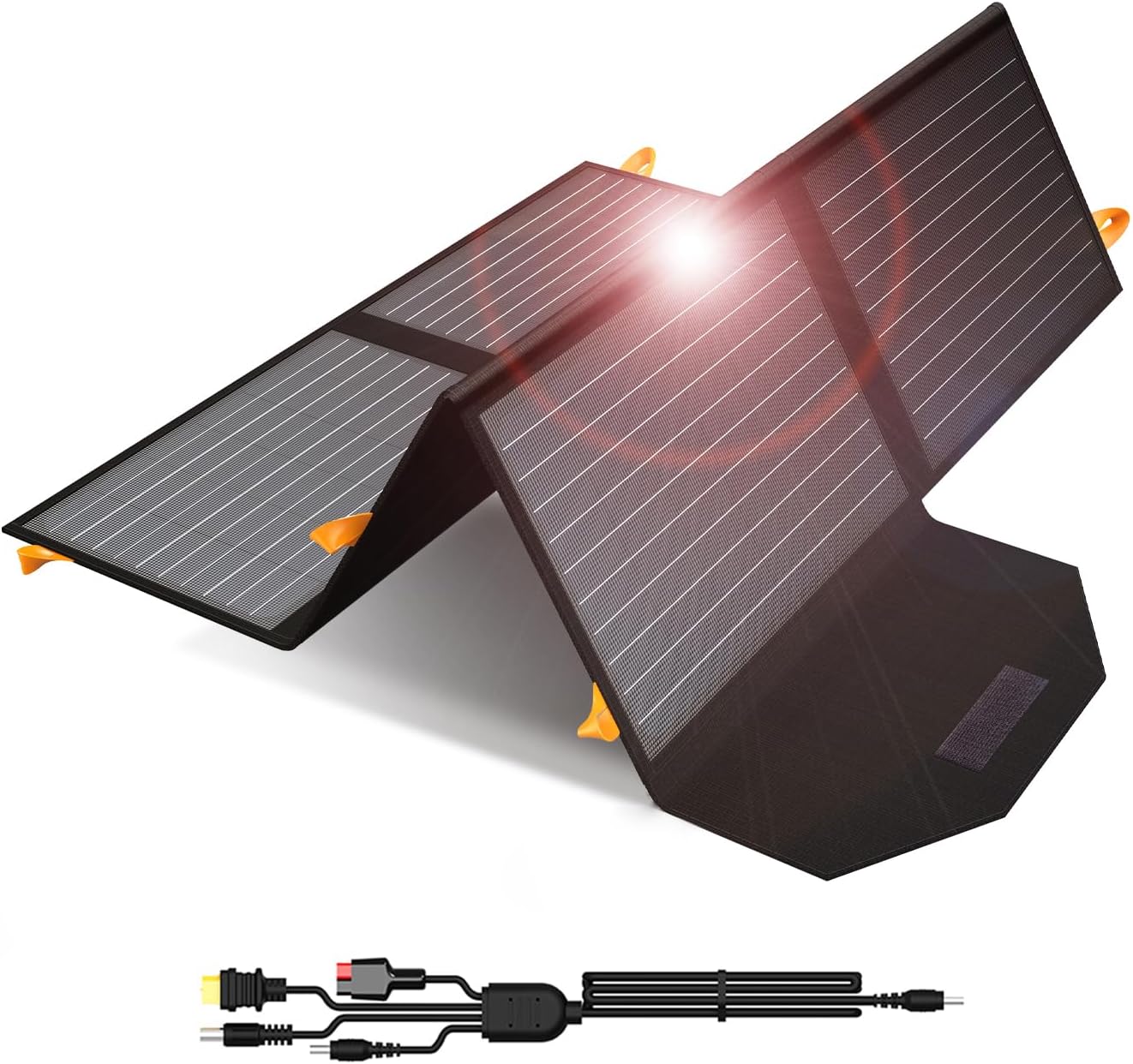 60W FlexSolar Portable Solar Charger | Upgraded QC3.0