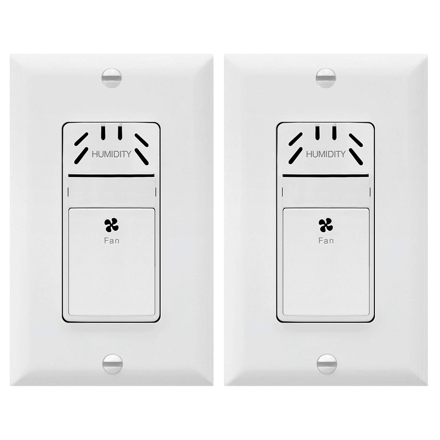 TOPGREENER Humidity Sensor and Fan Control Switch for Bathrooms