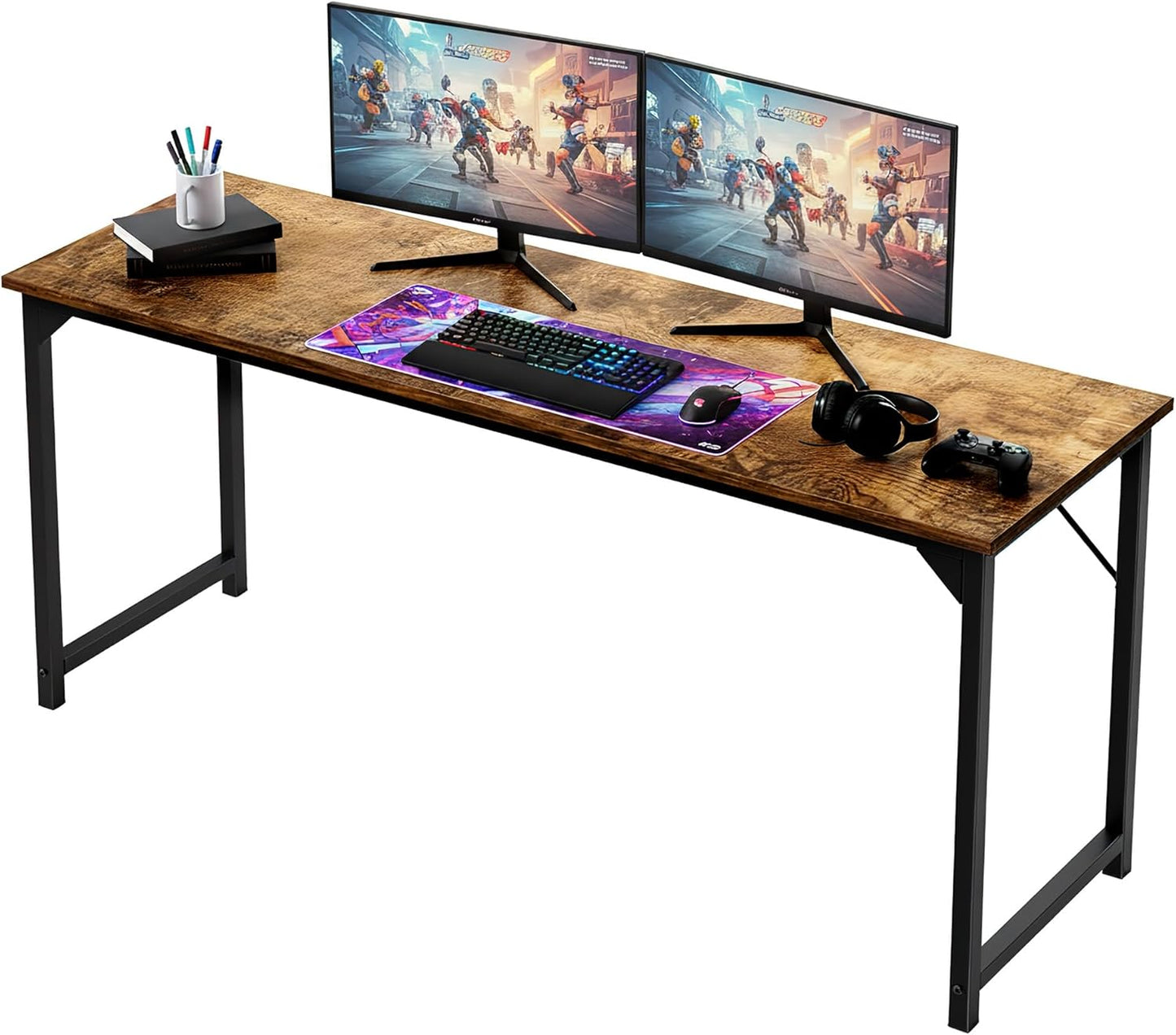 OLIXIS 63 Inch Computer Office Desk for Small Spaces Review