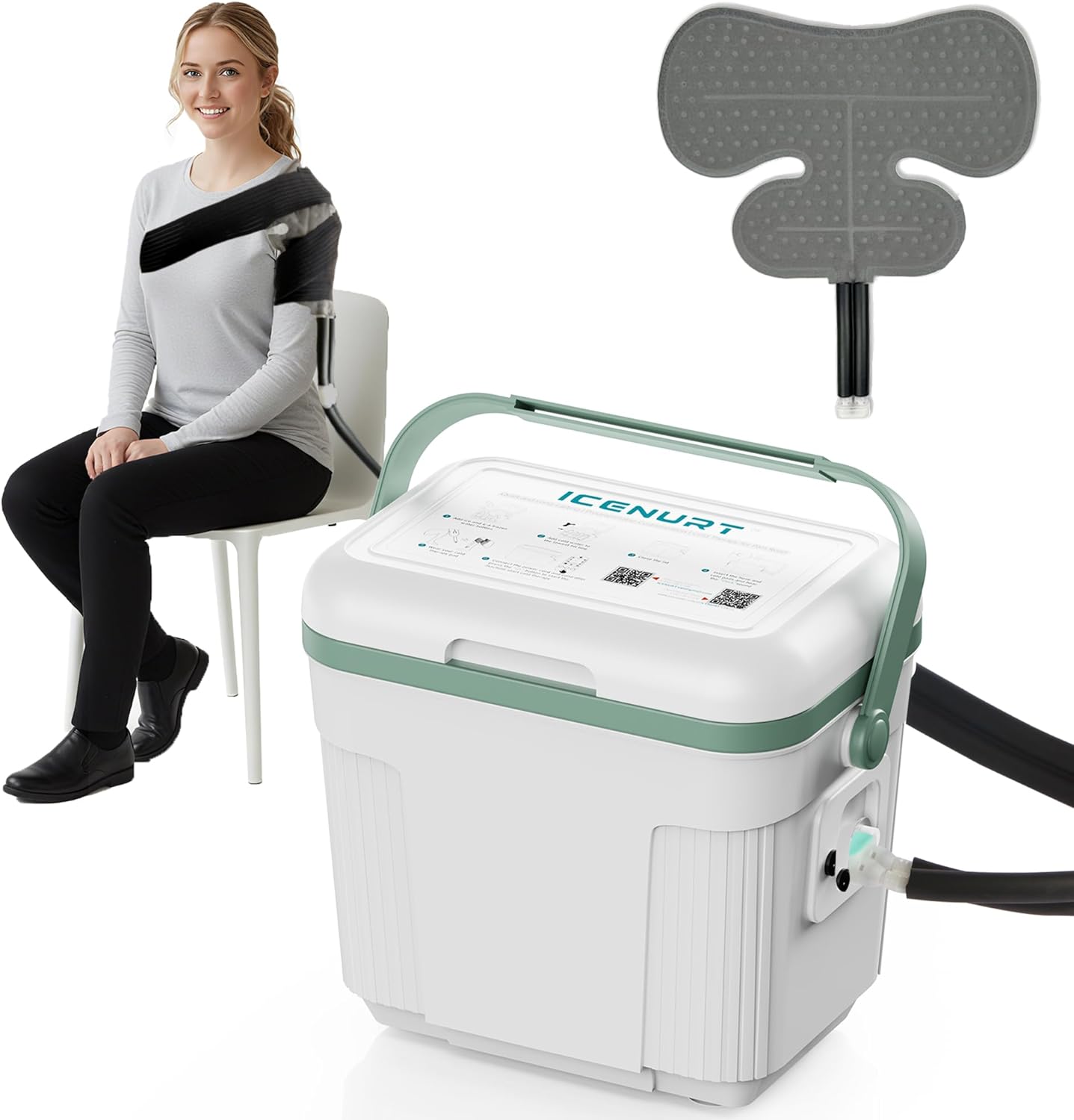 Cold Therapy Machine for Shoulder Recovery with Programmable Timer