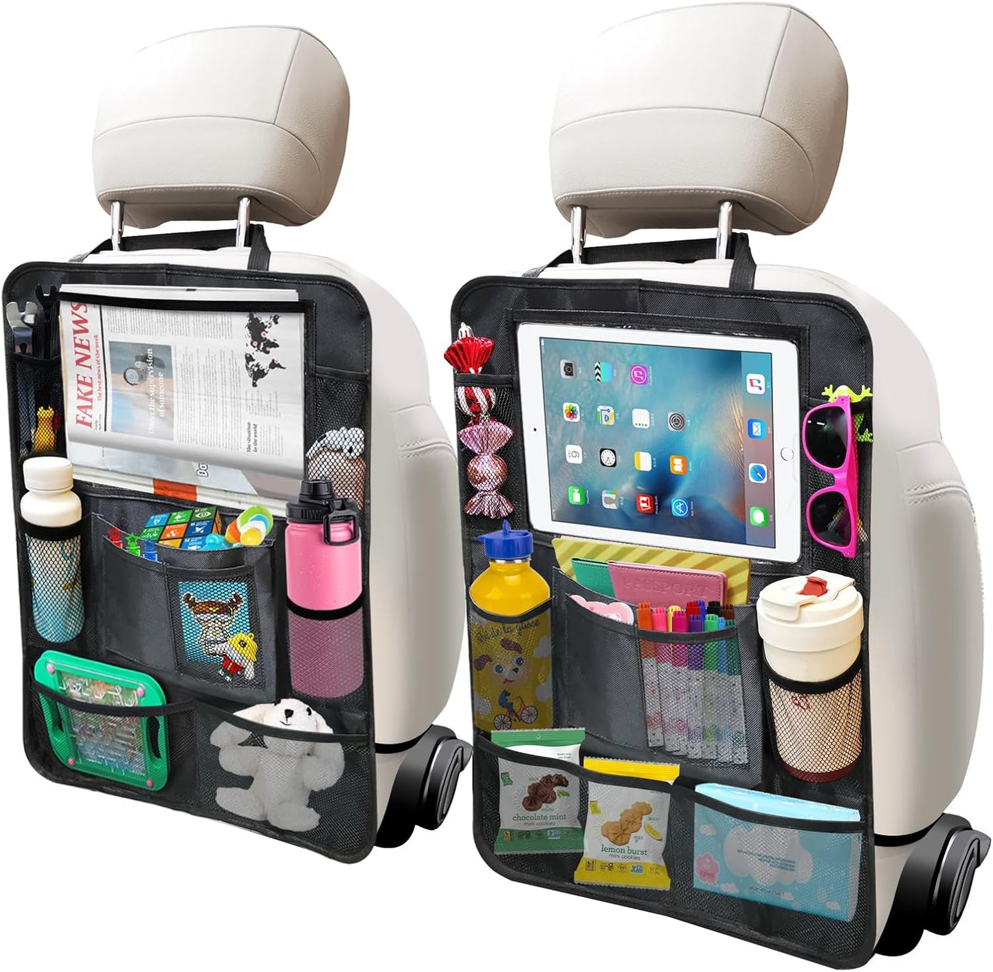 Travel with Ease: Car Backseat Organizer Set