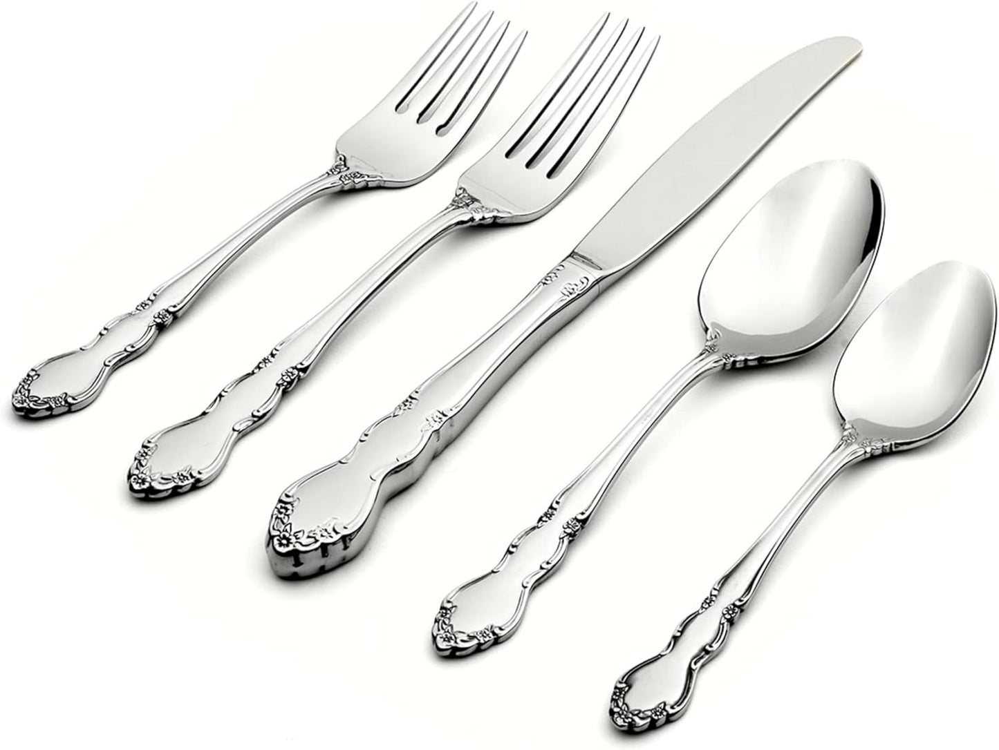 Oneida Dover 5-Piece Flatware Set for Elegant Dining Experience