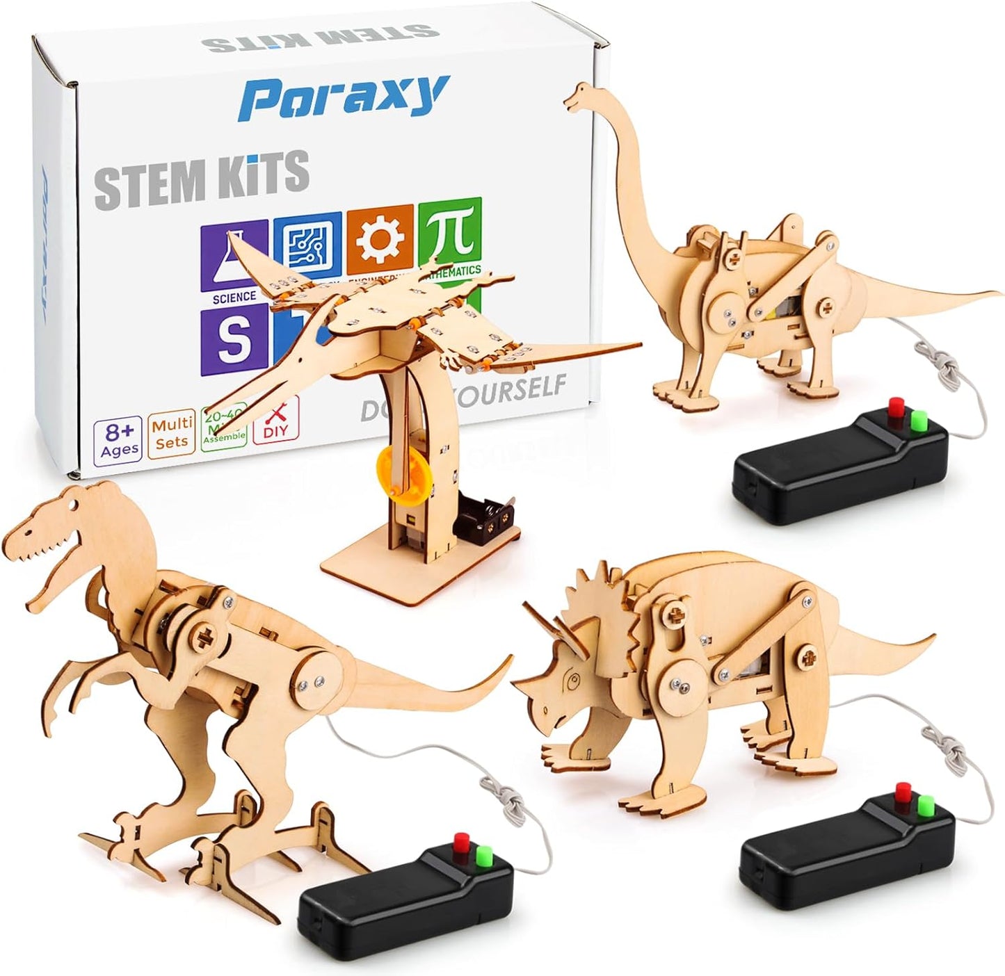 STEM Dinosaur Puzzle Set - Educational Fun!
