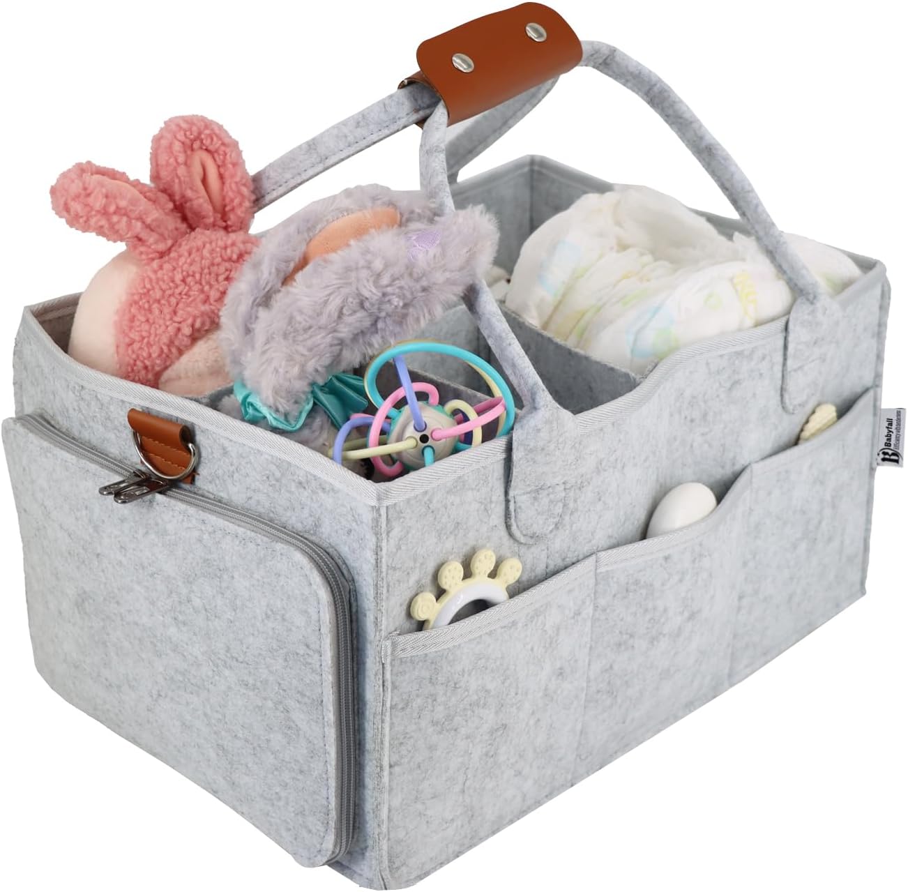 Portable XX-Large Baby Diaper Caddy - Stay Organized On-the-Go!