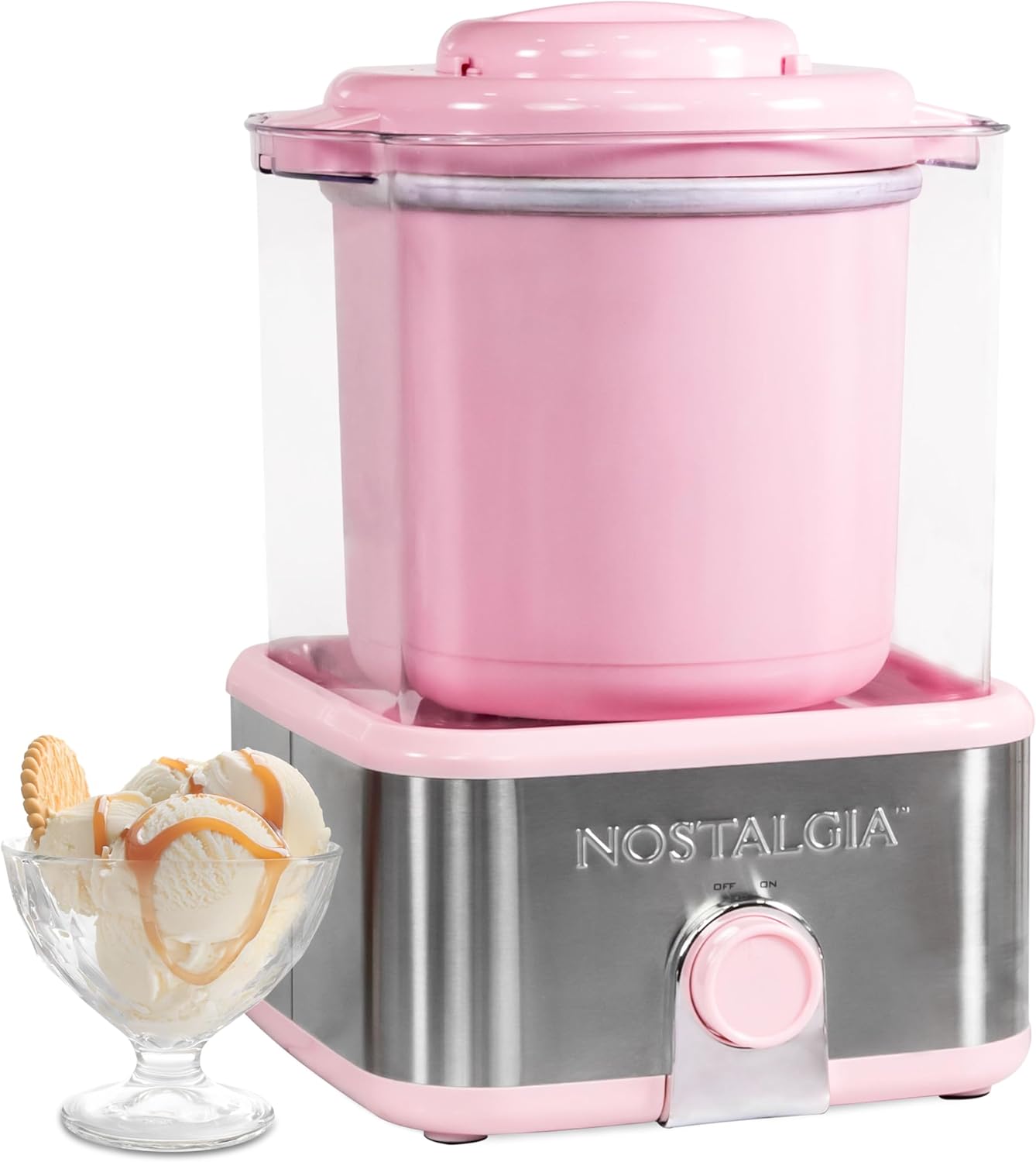 Nostalgia Electric Ice Cream Maker for Homemade Frozen Treats