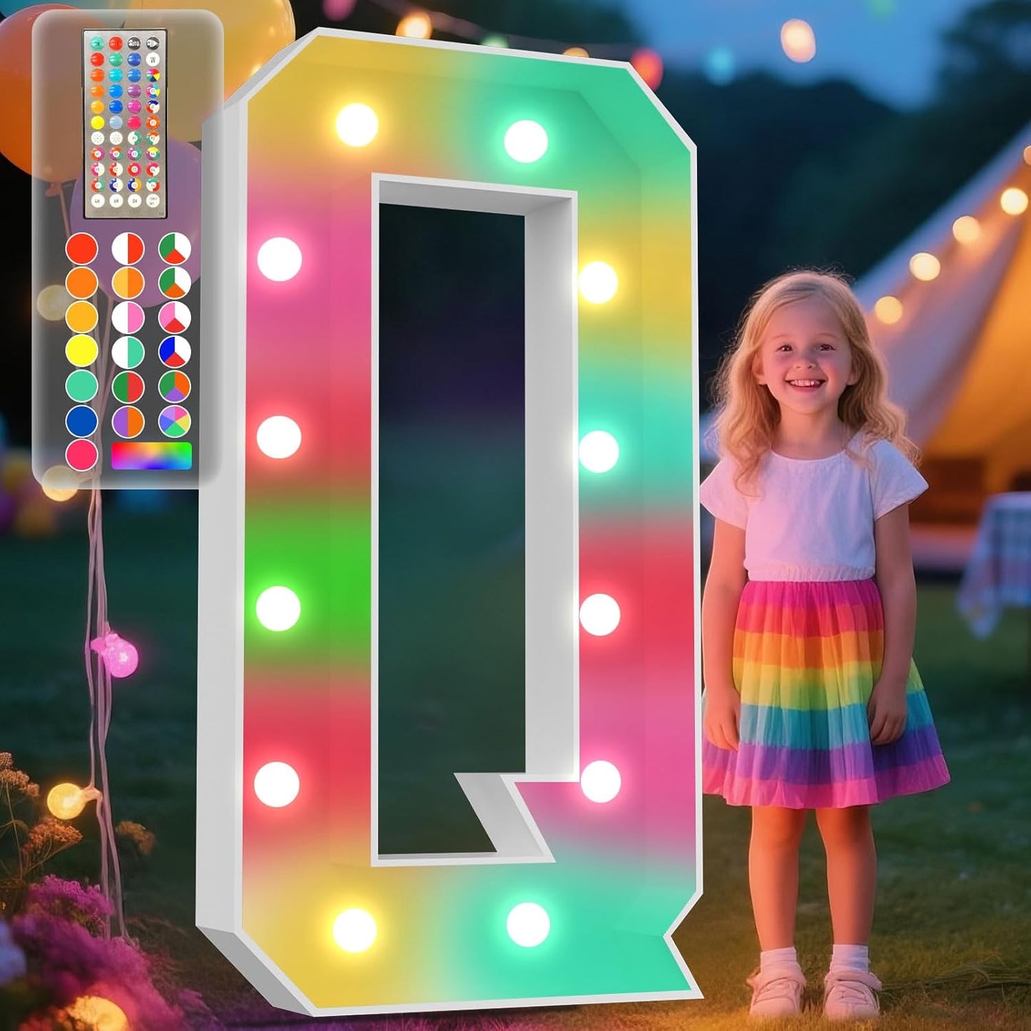 Ledido 4FT Marquee Light Up Letters for Stunning Party Decor