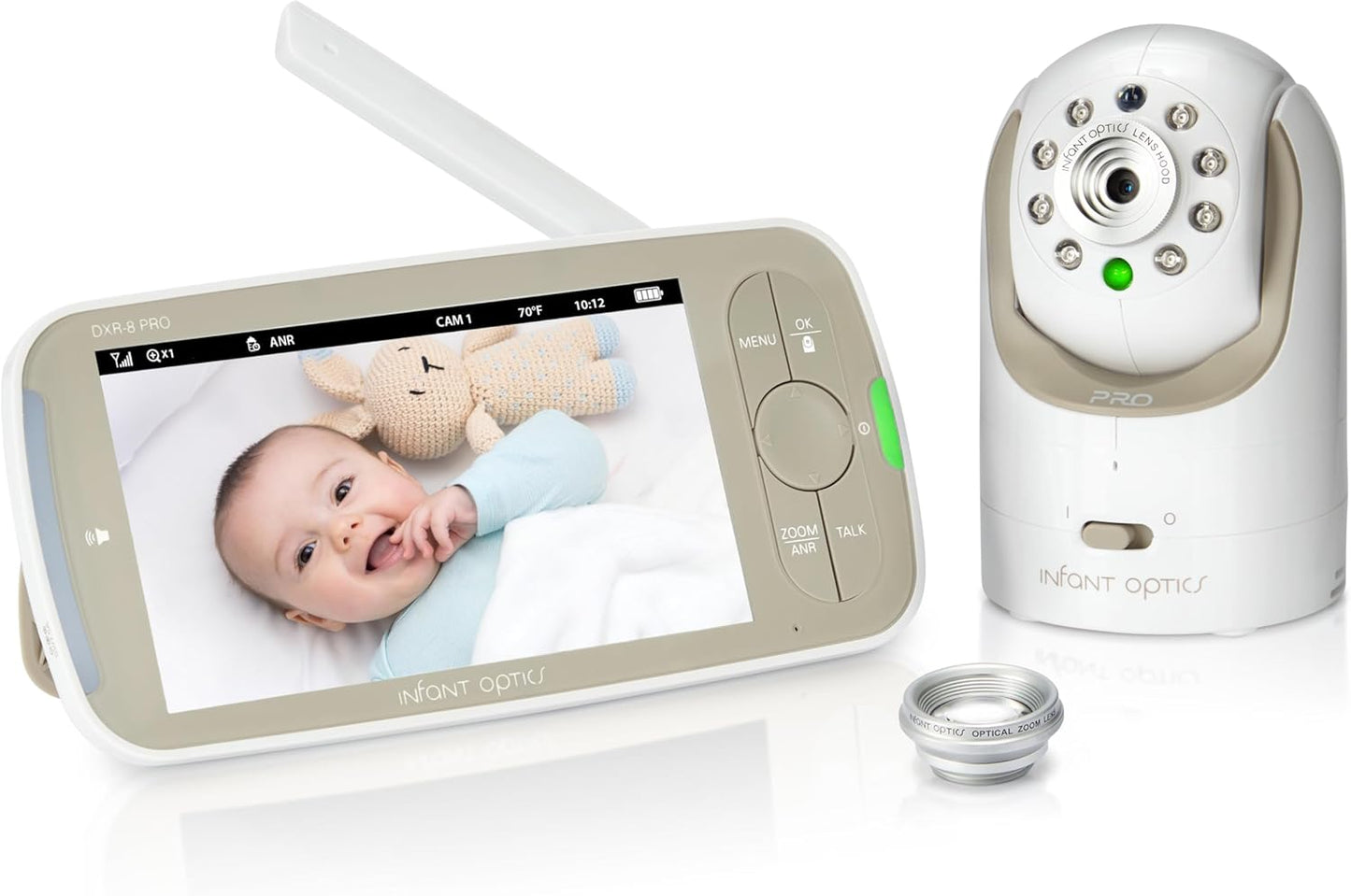 Infant Optics DXR-8 PRO Video Monitor: Crisp HD Display & Noise Reduction