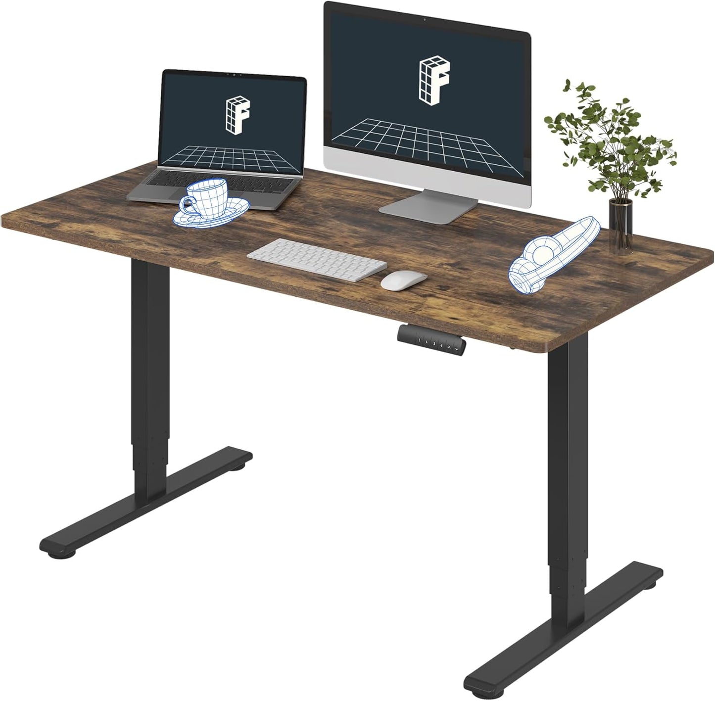 Adjustable Dual Motor Standing Desk by FLEXISPOT