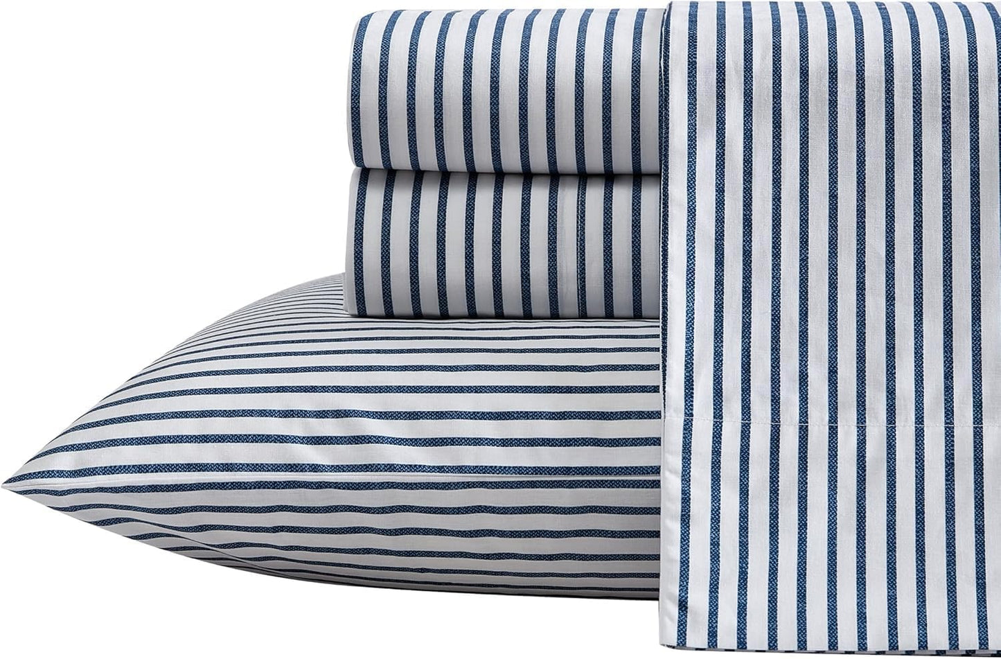 Nautica Twin Sheets Set - Cotton Percale Bedding Essentials