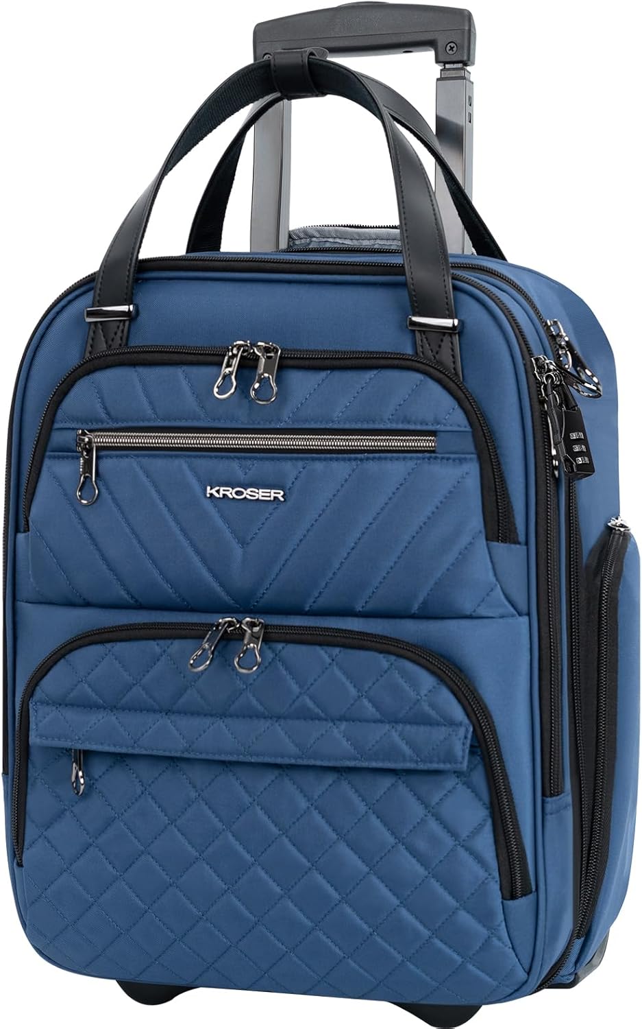 KROSER Carry On Underseat Multi-functional Overnight Suitcase