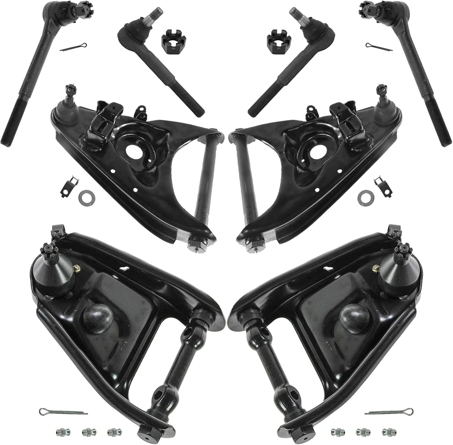 TRQ Front Steering & Suspension Kit Control Arm with Ball Joint