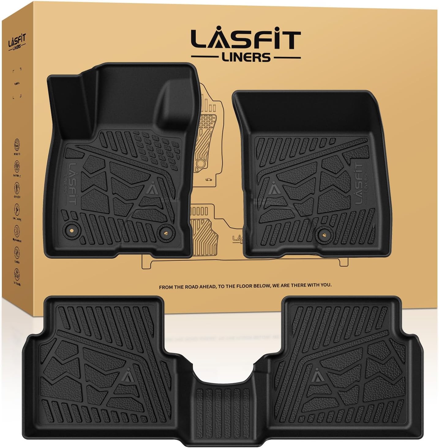 Custom Fit LASFIT Floor Mats for Ford Maverick 2022-2025