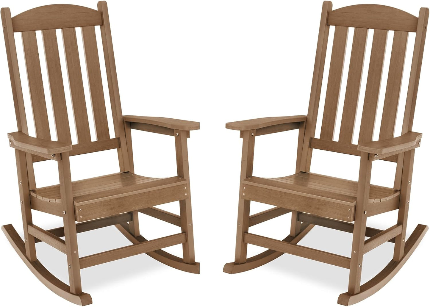 LUE BONA Outdoor Rocking Chairs Set of 2 for Ultimate Relaxation