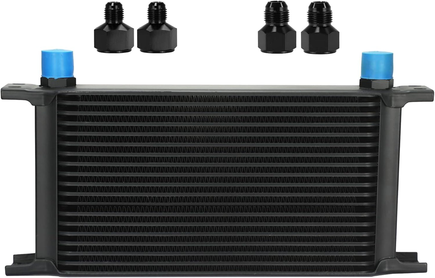 Ucreative 19 Row Aluminum Engine Transmission Oil Cooler Kit