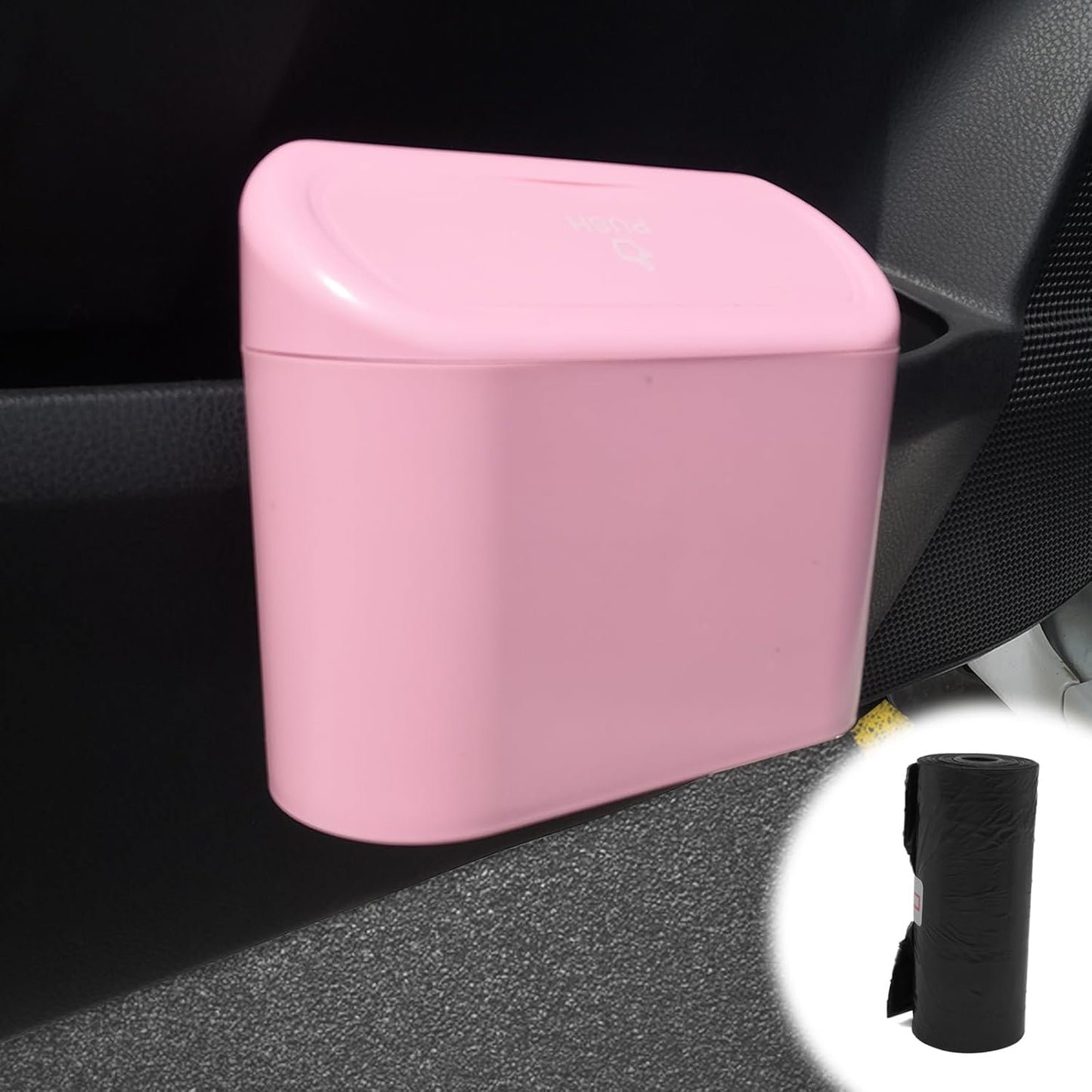 Leakproof Mini Car Trash Can - Keep Your Vehicle Clean!