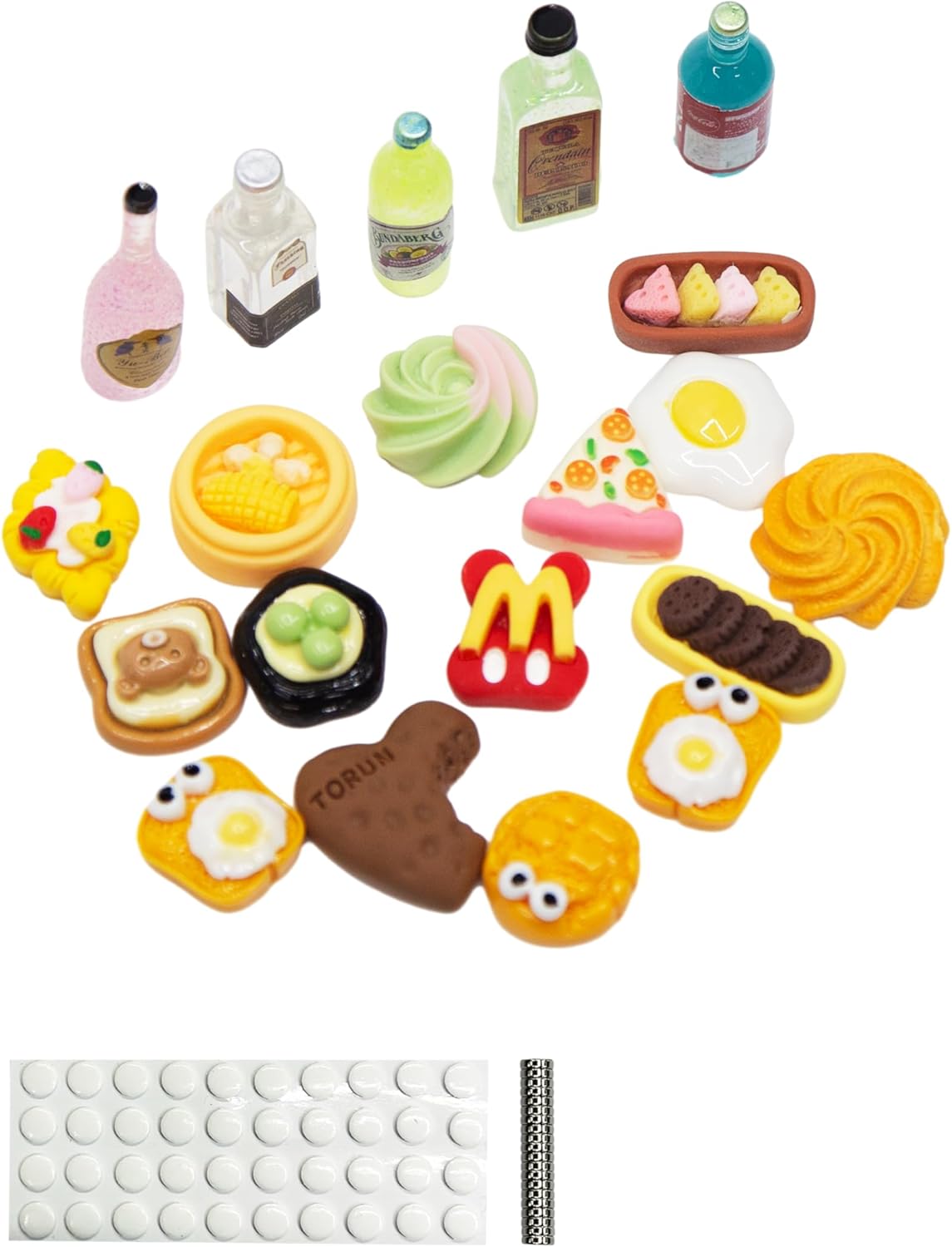 20pcs Mini Resin Magnets for Eilik Robot DIY Crafts