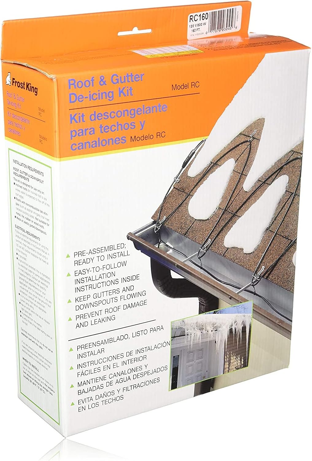 Frost King Electric Roof Cable Kit for Winter Protection